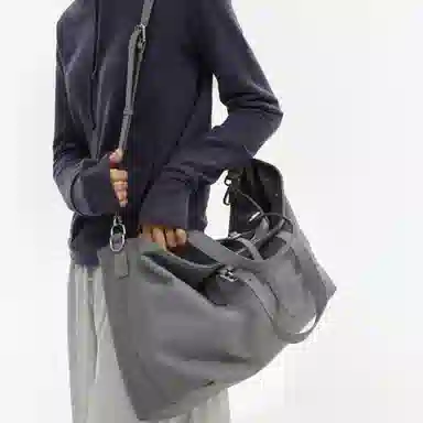 Crying Center Brown PU Bag