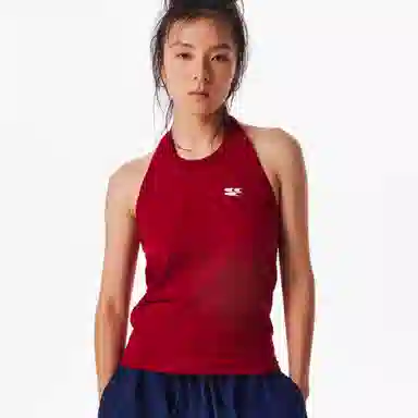 Crying Center Halter Backless Top