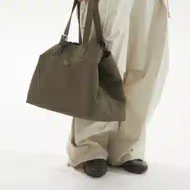 Crying Center Brown PU Bag