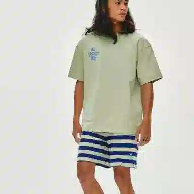 Crying Center Vintage Beach Illustration Tee