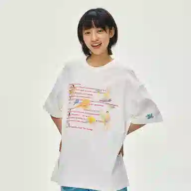 Crying Center Summer Surf Illustration Tee