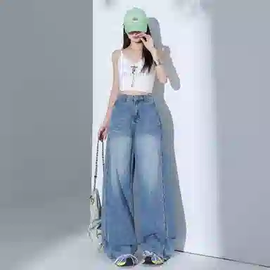 玫丝朵 简约舒适时尚潮流牛仔裤 女款