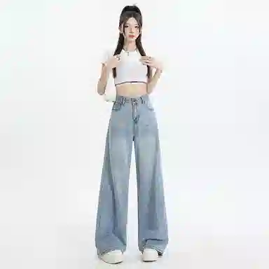 玫丝朵 简约休闲百搭牛仔裤 女款