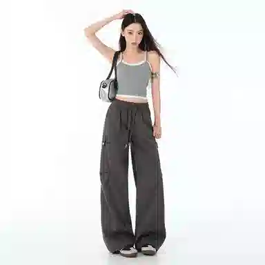 玫丝朵 纯色时尚百搭休闲裤 女款