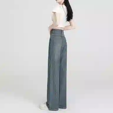 玫丝朵 通勤简约百搭时尚牛仔裤 女款