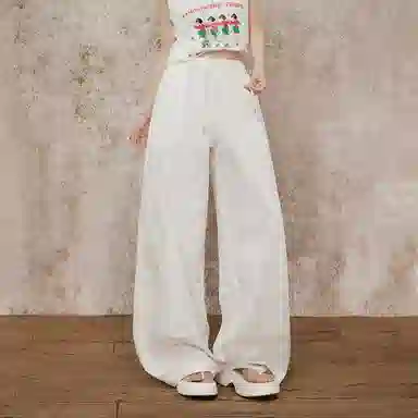 玫丝朵 舒适时尚通勤简约休闲裤 女款