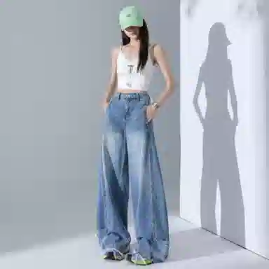 玫丝朵 简约舒适时尚潮流牛仔裤 女款