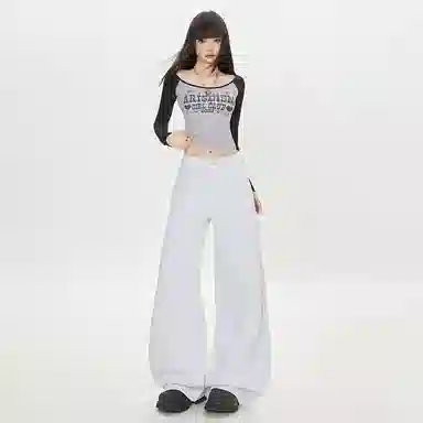 玫丝朵 休闲简约百搭时尚牛仔裤 女款