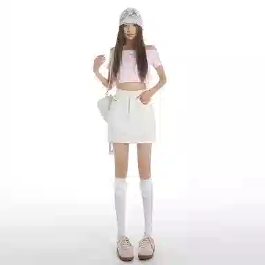 玫丝朵 包臀裙简约通勤牛仔短裙 女款