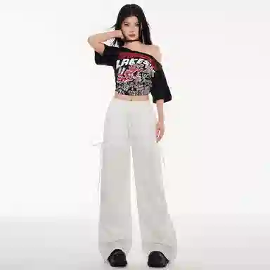 玫丝朵 简约百搭时尚舒适休闲裤 女款