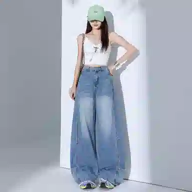 玫丝朵 简约舒适时尚潮流牛仔裤 女款