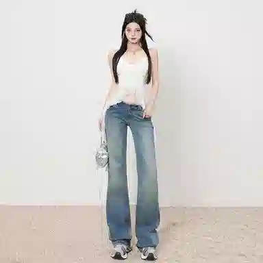 玫丝朵 时尚潮流百搭牛仔裤 女款