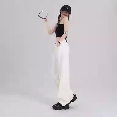 玫丝朵 简约通勤休闲牛仔裤 女款