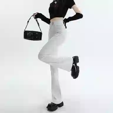 玫丝朵 百搭时尚优雅牛仔裤 女款