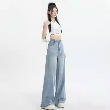 玫丝朵 简约休闲百搭牛仔裤 女款