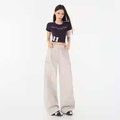 玫丝朵 纯色时尚百搭休闲裤 女款