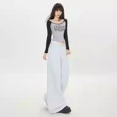 玫丝朵 休闲简约百搭时尚牛仔裤 女款