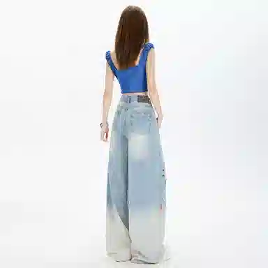 玫丝朵 简约潮流时尚舒适牛仔裤 女款