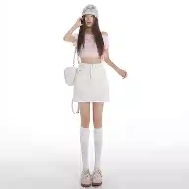 玫丝朵 包臀裙简约通勤牛仔短裙 女款