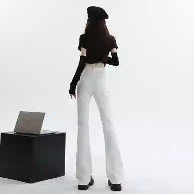 玫丝朵 百搭时尚优雅牛仔裤 女款