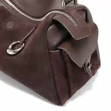 BELLE Boston Bag Brown
