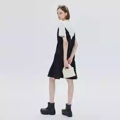 SOON FLOWER Asymmetric Dress