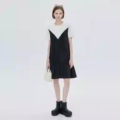 SOON FLOWER Asymmetric Dress