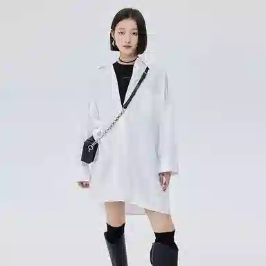 SOON FLOWER oversizepolo