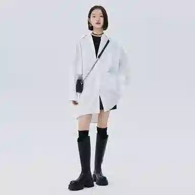 SOON FLOWER oversizepolo