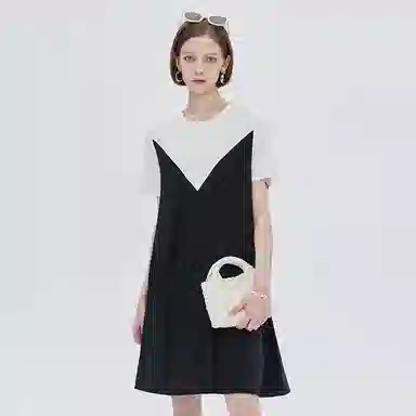 SOON FLOWER Asymmetric Dress