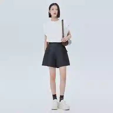 SHUEN High Waist Wide Leg Pants