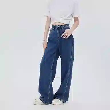SOON FLOWER Wide Leg Jeans