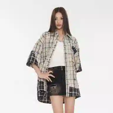 The Simpsons Vintage Graffiti Embroidered Shirt Jacket