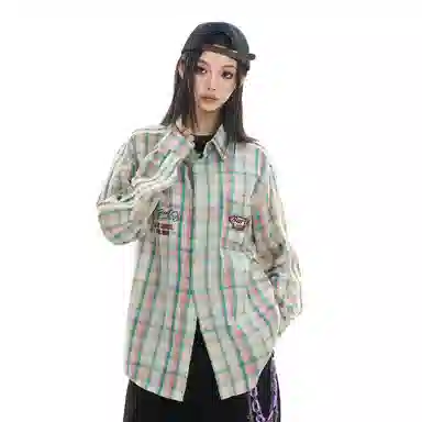 The Simpsons Retro Stripe Embroidered Shirt