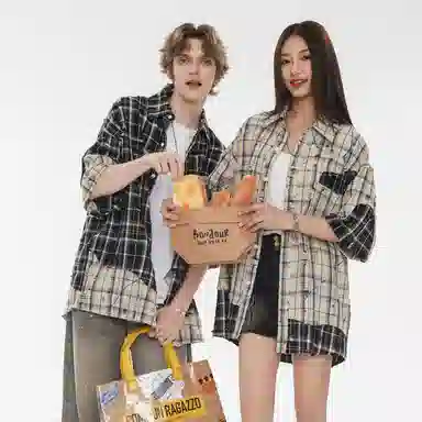 The Simpsons Vintage Graffiti Embroidered Shirt Jacket