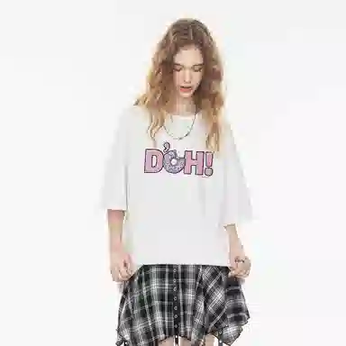 The Simpsons Donut Stripe Tee