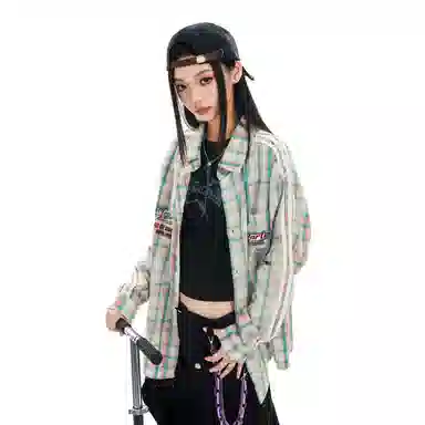 The Simpsons Retro Stripe Embroidered Shirt