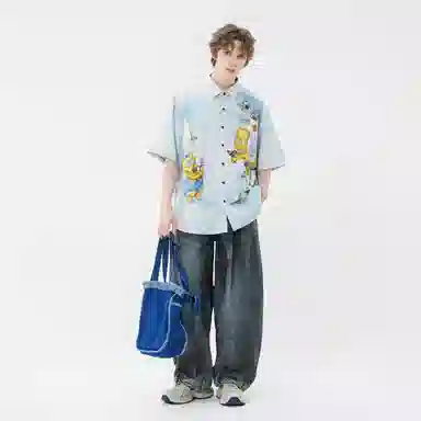 The Simpsons F11U Blue White