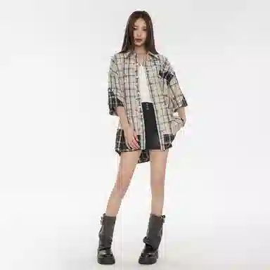 The Simpsons Vintage Graffiti Embroidered Shirt Jacket