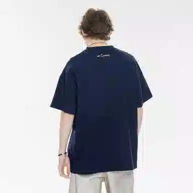 The Simpsons Cartoon Letter Print T-Shirt