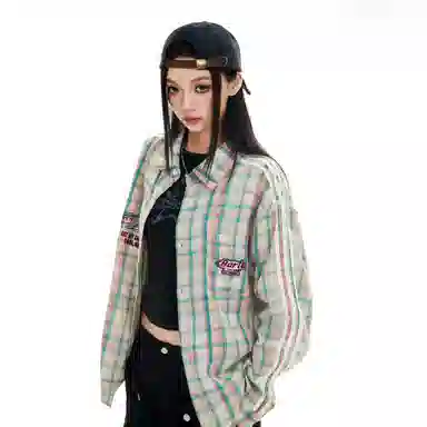 The Simpsons Retro Stripe Embroidered Shirt