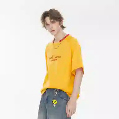 The Simpsons Retro Cartoon Embroidered T-Shirt