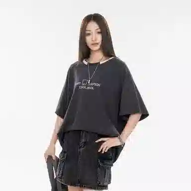 The Simpsons Retro Cartoon Embroidered T-Shirt