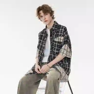 The Simpsons Vintage Graffiti Embroidered Shirt Jacket