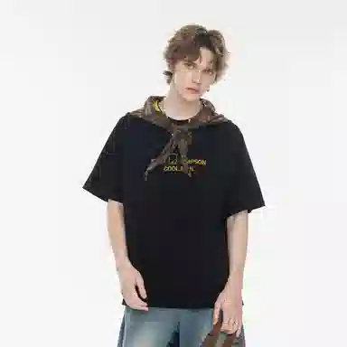 The Simpsons Retro Cartoon Embroidered T-Shirt