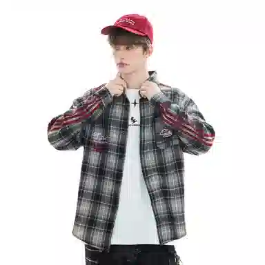 The Simpsons Retro Stripe Embroidered Shirt