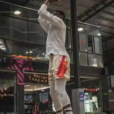 左右力量 液态氨纶速干裤高弹训练透气跑步健身压缩裤篮球紧身裤七分压缩裤 男女同款