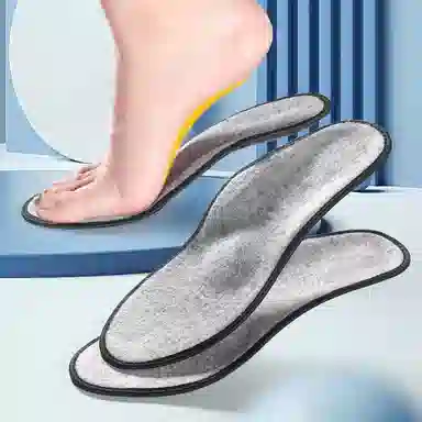 迈高乐 羊圈绒矫正保暖加厚加绒足弓支撑运动 鞋垫 男女同款情侣款