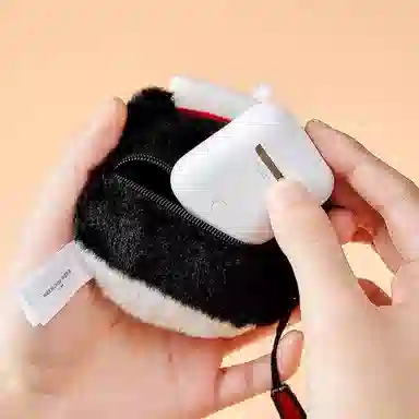 上美影 童年回忆黑猫警长 聚酯纤维 零钱包 男女同款情侣款 黑白