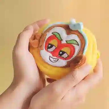 上美影 大闹天宫齐天大圣孙悟空系列 水晶超柔绒 收纳挂件耳机包 男女同款情侣款 黄棕色